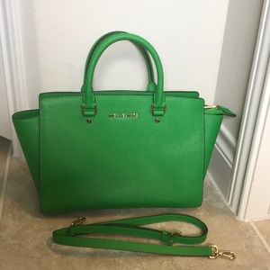 Michael Kors Selma Saffiano Leather Satchel